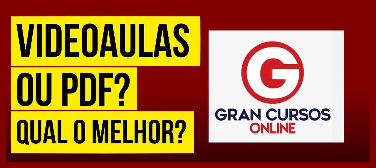 Videoaulas ou PDF no Gran Cursos Qual o Melhor Videoaulas ou PDF no Gran Cursos Qual o Melhor